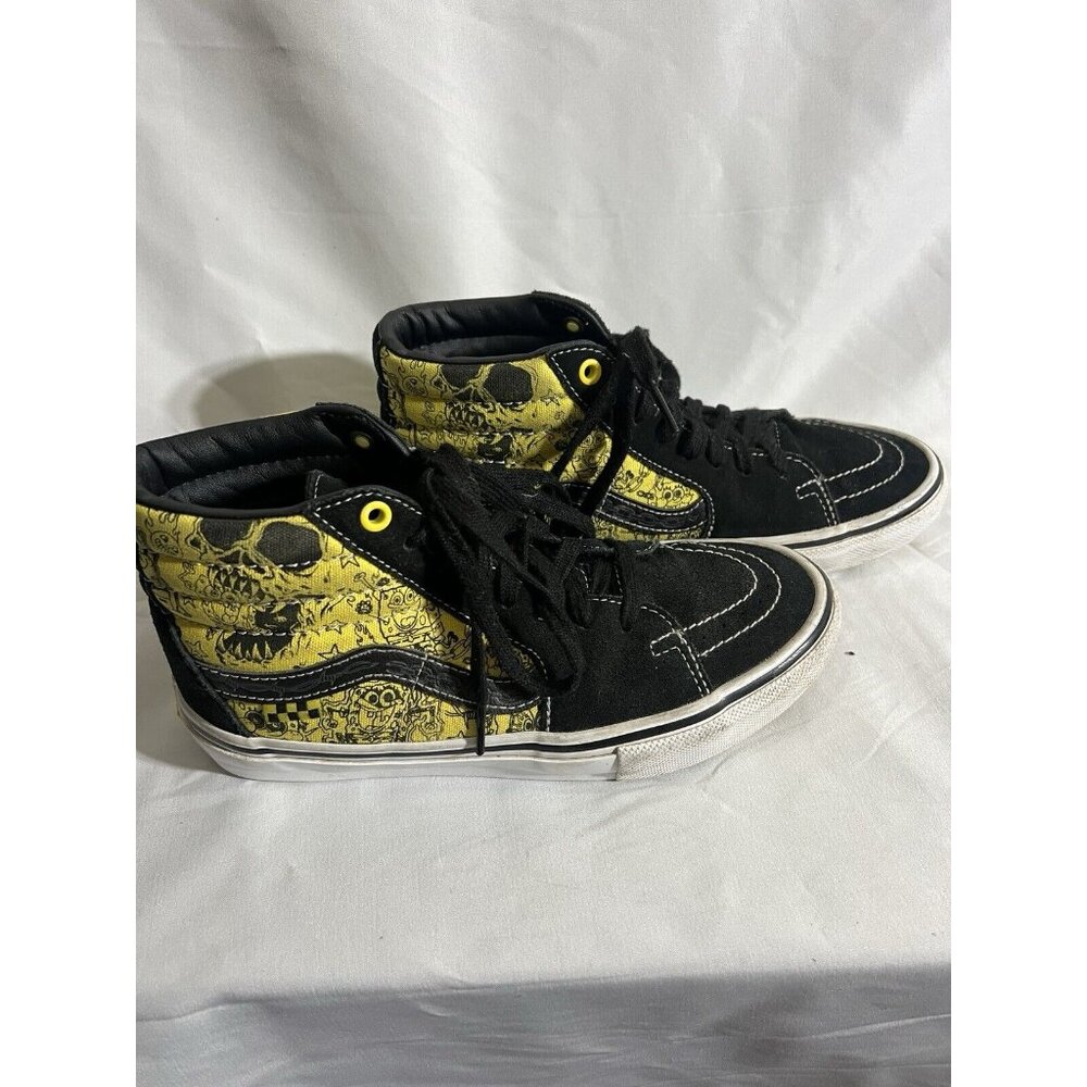 VANS Mike Gigliotti x SpongeBob SquarePants x Skate Sk8- High Black SZ 6…